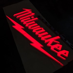 Red Coolor Lighting Acrylic Led Letter Sign