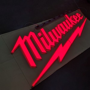 Red Coolor Lighting Acrylic Led Letter Sign