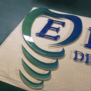 Custom Laser Cutting Flat Plastic Company Logo