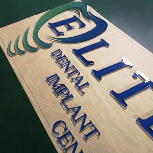 Custom Laser Cutting Flat Plastic Company Logo