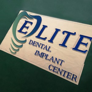 Custom Laser Cutting Flat Plastic Company Logo