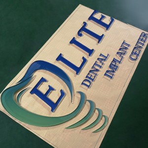 Custom Laser Cutting Flat Plastic Company Logo