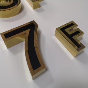 Customize hotel floor guide number sign
