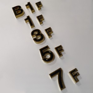 Customize hotel floor guide number sign