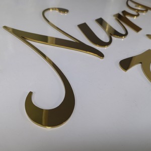 Solid Metal Letter Sign