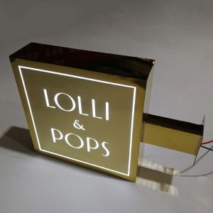 Custom Acrylic Led Double Sided Light Box