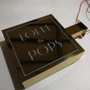 Custom Acrylic Led Double Sided Light Box