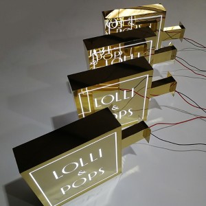 Custom Acrylic Led Double Sided Light Box