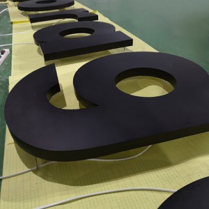 Custom Laser Cutting Stainless Steel Letter sign