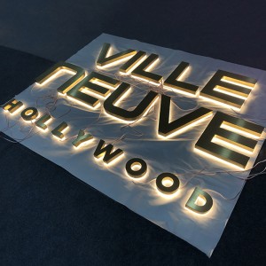 Outdoor Led Advertising Lighted Letter Sign