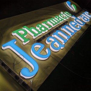 3D Full Lit Illuminated Acrylic Sign