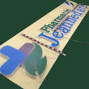 3D Full Lit Illuminated Acrylic Sign