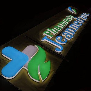 3D Full Lit Illuminated Acrylic Sign