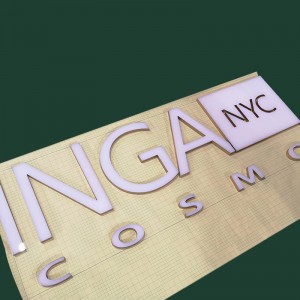 Custom 3D Plastic Sign