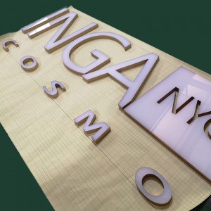 Custom 3D Plastic Sign