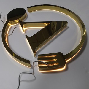 Outdoor Light Up Letter Sign