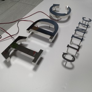Stainless Steel Backlit Custom 3D Signage