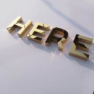 Custom 3D Metal Letter Sign