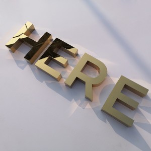 Custom 3D Metal Letter Sign