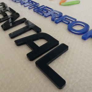 3D Clear Acrylic Letter Sign