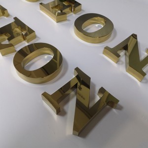 Outdoor Stainless Steel Letters Sign