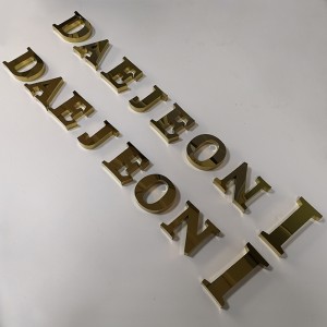 Outdoor Stainless Steel Letters Sign