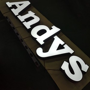 Waterproof 3D Led Illuminated Letter Signage