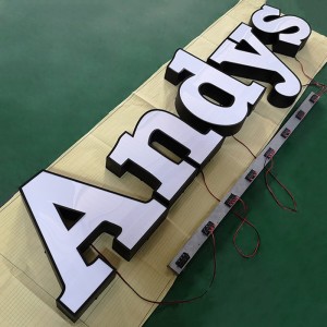 Waterproof 3D Led Illuminated Letter Signage