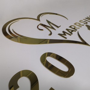 3D Polished Fabricated Dimensional Metal Sign