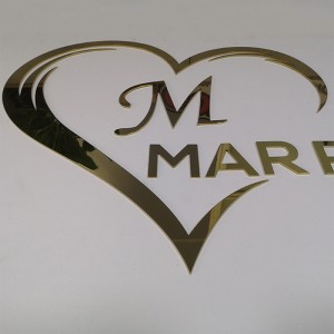 3D Polished Fabricated Dimensional Metal Sign