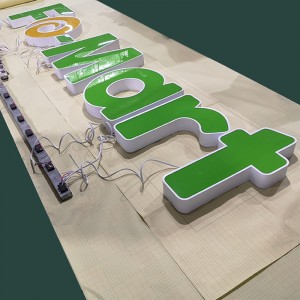 304 Stainless Steel Outdoor Led 3D Sign Letters
