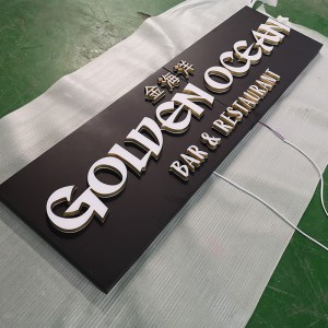 Custom 3D Acrylic  Led Illuminated Letter Sign