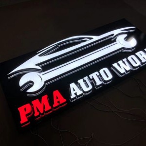 Custom Made Acrylic Led Light Alphabet Sign