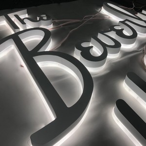 100% Original China Waterproof LED Sign LED Light up Letters/Shop Name Board Design