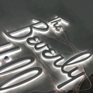 100% Original China Waterproof LED Sign LED Light up Letters/Shop Name Board Design