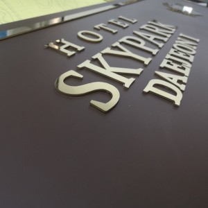 Laser Cut Fabricated Decorative Metal Logo