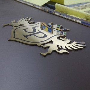 Laser Cut Fabricated Decorative Metal Logo