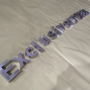 Customized 3D Indoor Signage