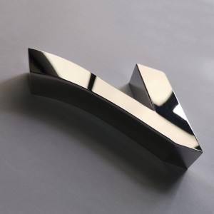 Laser Cut Polished Stainless Steel Number