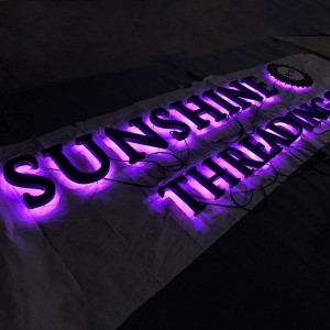 Led Backlit RGB Outdoor Advertising Sign