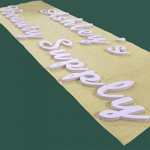 Outdoor Advertising 3D Pvc Alphabet Signage