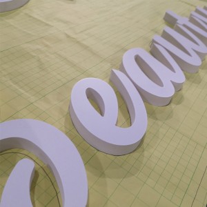 Outdoor Advertising 3D Pvc Alphabet Signage