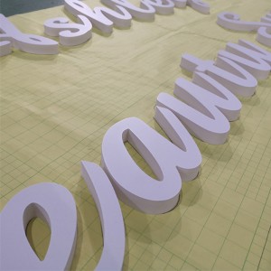 Outdoor Advertising 3D Pvc Alphabet Signage