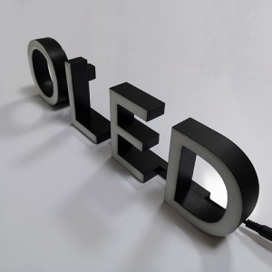 High Bright Epoxy Resin Channel Letter Sign