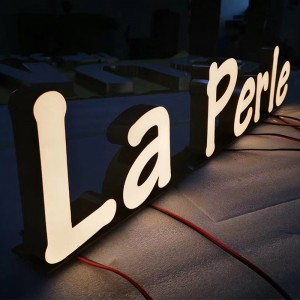 Led Illuminated Epoxy Resin Advertising Letter Signs