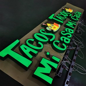 Outdoor 3D Led Business Channel Sign