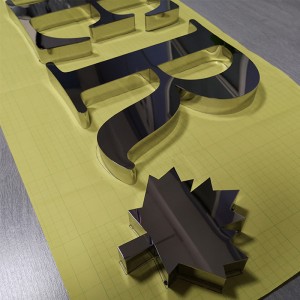 Custom 3D Welding Stainless Steel Letter