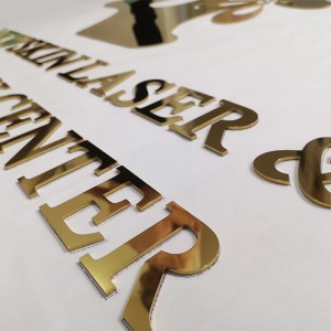 3D Diy Decorative Metal Wall Letters