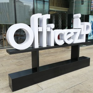 Outdoor 3D Free Standing Advertising Letter Sign