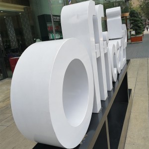 Outdoor 3D Free Standing Advertising Letter Sign